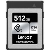 Resim Lexar 512GB Professional CFexpress Type B Card Silver Series LCXEXSL512G-RNENG 