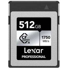 Resim Lexar 512GB Professional CFexpress Type B Card Silver Series LCXEXSL512G-RNENG 