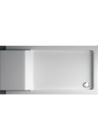 Resim Shower 70X100 Dikdörtgen Monoblok Oturmalı Duş Teknesi 