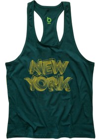 Resim BLUU Newyorkstr Fitness Gym Tank Top Sporcu Atleti 