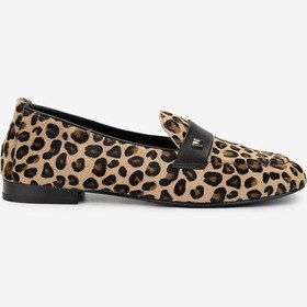 Resim Valmenti Kadın Hakiki Deri Leopar Loafer Ayakkabı 35 2028 Bn Ayk Y25 Leopar Dr Leopar 
