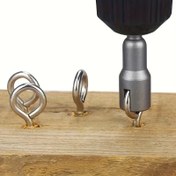 Resim 1 adet Kelebek Cıvata Soket Anahtarı 6.35mm Hex Shank Soket Adaptörü Güç Aracı Yuvalı Elektrikli Tornavida için Somun 