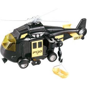 Resim Kzl Kutulu 1:20 Sesli Işıklı Kurtarma Helikopter 