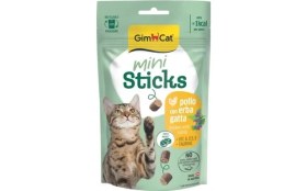 Resim Gimcat Mini Sticks Kedi Otlu&tavuklu Ödül Çubukları 50GR 