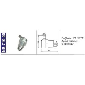 Resim Mazot Deposu Güvenlik Valfi Bmc-aıos-scanıa-mastaş/sanko-çukurova-unıversal 5345423247 - Ns71000 