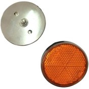 Resim SCOOTER REFLEKTÖR YUVARLAK E4 6MM NİKEL(SOMUNSUZ) 