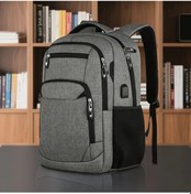 Resim Dashanshop Büyük Kapasiteli Gri Erkek Seyahat Sırt Çantası Laptop Bölmeli Ayarlanabilir Askı Gri 