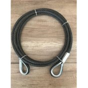 Resim Mediterian 12 mm kalınlıkta 5 metre çelik halat, 12 ton çekim gücü, dayanıklı ve güçlü. 