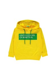 Resim Benetton Çocuk Sweatshirt Bnt-g0165 T Sarıı 
