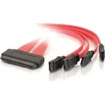 Resim 32 Pin Sas To 4 Sata 7 Pin + 9 Pin SFF-8484 