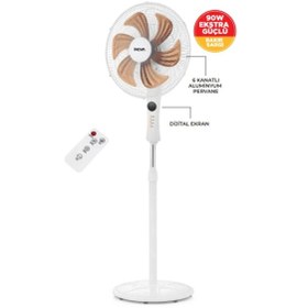 Resim İnova Serin Ayaklı Kumandalı Vantilatör 18" 