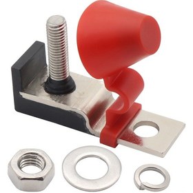 Resim Dianziye Pil Bağlantı Terminali Sigorta Kutusu, Kapaklı, 300a, 58vdc, M8, Pvc Ve Pps Malzeme, 50-300a Sigorta Uyumlu 