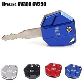 Resim Dinosaurs Qingqi Daehan Gv300s Anahtar Kapağı İçin Gümüş Modifiye Motosiklet Hyosung Gv250 Alüminyum Alaşımlı Anahtar Kapağı Gosterildigi Gibi 