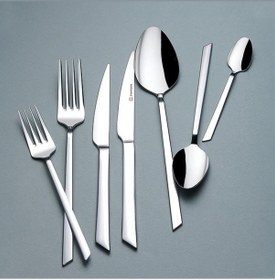 Resim Korkmaz A2514 Lisa 84 Parça Çatal Kaşık Bıçak Seti Beyaz 