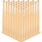 Resim Explosion1 36 Adet Mini Beyzbol Sopası 7 Inç Bitmemiş Küçük Ahşap Yarasalar Boyasız Ahşap Beyzbol Sopaları Boyamak Için Anahtarlık (Yurt Dışından) 