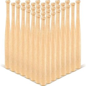 Resim Explosion1 36 Adet Mini Beyzbol Sopası 7 Inç Bitmemiş Küçük Ahşap Yarasalar Boyasız Ahşap Beyzbol Sopaları Boyamak Için Anahtarlık (Yurt Dışından) 