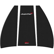 Resim GP Kompozit TVS Jupiter 110/125 2023-2024 Uyumlu Tank Pad Seti Karbon 