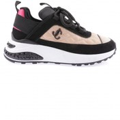 Resim Dgn Kadın Kalın Taban Bağcıklı Sneakers Ayakkabı Bej 7683363 