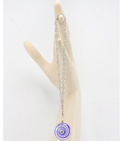 Resim Ayarlanabilir Zincirli Murano Nazar Boncuklu Araba Dikiz Ayna Süs 