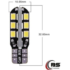 Resim T10 Led Canbus W5W 24 Smd Plaka Aydınlatma. İç Aydınlatma 