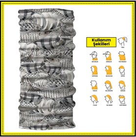 Resim Automix Motorcular İçin Boyunluk Balaclava Bandana - Fish 
