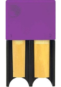 Resim D\'addario Sib Klarnet Soprano Ve Alto Saksafon Kamışı Kutusu - Mor 