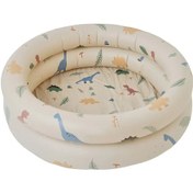 Resim Tcherchi 87 CM Bebek Şişme Yüzme Havuzu Aksesuarları Açık Çocuk Havuzu Bej Desenli Bej 