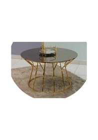 Resim Mim Bronz - Gold Darbuka Orta Sehpa Gold Bronz 