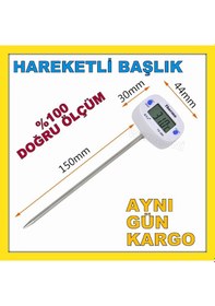 Resim Ta-288 Çubuk Termometre Sıvı Gıda Yiyecek İçecek Sıcaklık Ölçer N11.5 