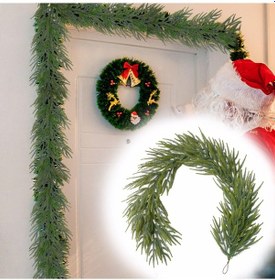 Resim Ximistore9 Noel Dekorasyonu Pe Plastik Kuru Çam Dalı 170 Cm - Islak Ve Dayanıklı, Ev Dekorasyonu, Keman Duvar Asısı, Gerçekçi Görünüm 