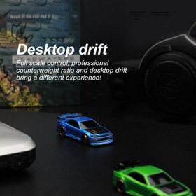 Resim Turbo Racing 1vs76 C64 Drift RC Car With Gyro Radio Full Proportional Remote Control Toys RTR Kit For Kids And Adults - Green 