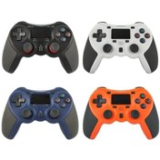 Resim Wholesale00 Ps4 Kauçuk Kablosuz Oyun Denetleyicisi, Bluetooth Kolu Turuncu 