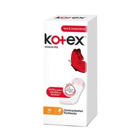 Resim Kotex Günlük Ped Parfümsüz 18'li 