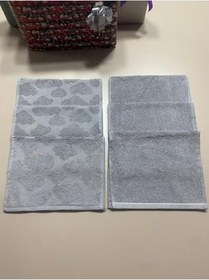 Resim 6'lı 30X50 Pamuklu Mutfak Havlusu Gri 30 x 50 