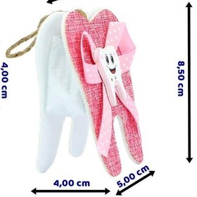 Resim Diş Figürlü Çanta - Pembe - 12 Adet Pembe 