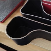 Resim Dashanshop Çiftli Araç Depolama Kutusu Ana Ve Yardımcı Sürücü Ön Arka Koltuk Düzenleyici Siyah 2li Set 