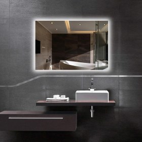 Resim Toprak Dekor 48*70 Ledli Banyo Aynası 