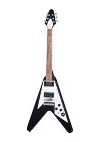 Resim Epiphone Kirk Hammett 1979 Flying V Elektro Gitar Ebony 