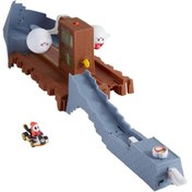 Resim Hot Wheels Mario Kart Çılgın Yaratıklar Oyun Seti Serisi - Boo's Spooky Sprint Track GCP26-GNM23 