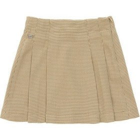 Resim U.S. Polo Assn. Kız Çocuk Camel Pötikare Pileli Dokuma Etek 50301357-VR015 