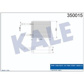 Resim Evaporator Fiesta Ka Puma Street Mazda 121 504646938 