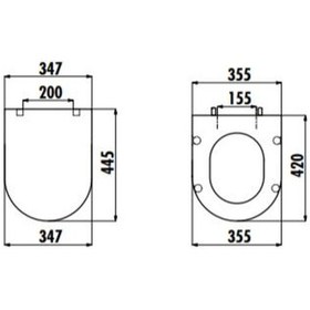 Resim Creavit Amasra Ultima Droplast Soft Klozet Kapağı Beyaz Kc0103.03 