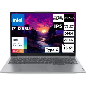 Resim Lenovo Thinkbook 16 G6 IRL 21KH00V1TRAT49 i7-13700H 24 GB 2 TB SSD Iris Xe Graphics 16" W11H Dizüstü Bilgisayar 