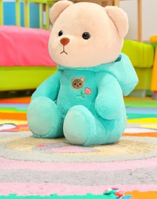 Resim Canestar Kapüşonlu Pufi Peluş Oyuncak Ejderha Tavşan ve Sevimli Pufi Figürleri 