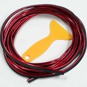 Resim Tp Fosforlu İp Çıta Kablo 5 Mt Kırmızı 