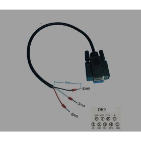 Resim YKA RS232 Seri Kablo 3 Pin Terminal Soketli 