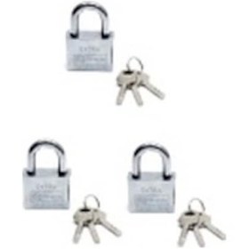 Resim Akıllı Anahtarlı Asma Kilit 3lü Set - Mastercare Tri-Moon Master Anahtarlı 3 Lü Çelik Asma Kilit 