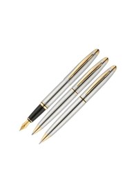 Resim Scrikss Dolma Kalem+tükenmez+versatil 88 Gold Krom Gold 