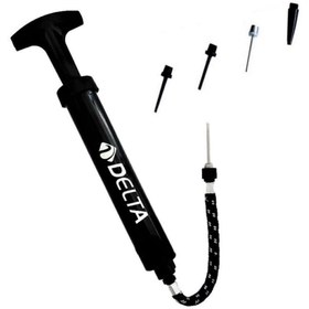 Resim Delta Top Pompası Futbol Basketbol Voleybol Hentbol Pilates Ve Bosu Topu Denge Diski Şişirme Pompası 