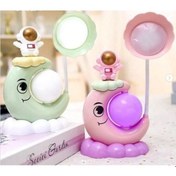 Resim Büro Ev Ofis Hediyesi İçin Ayda Astronot Desenli Çocuk Odası Gece Lambası Diğer 